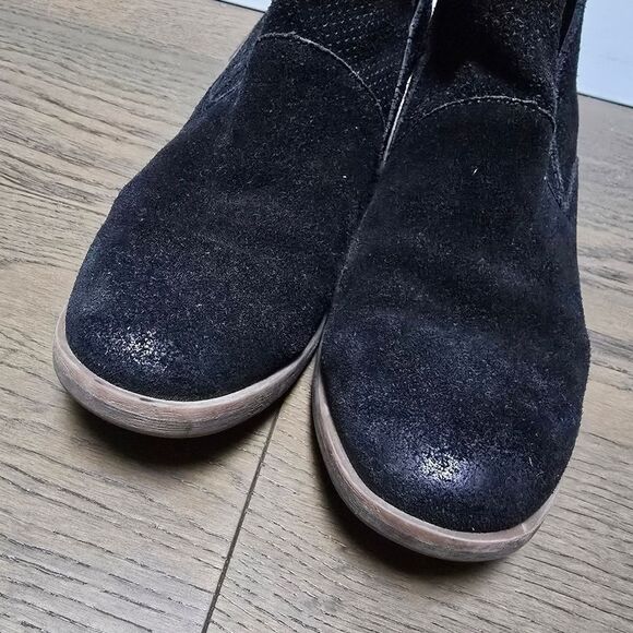 Kork Ease Maldon Suede Curved Bootie in Black - Picture 6 of 13